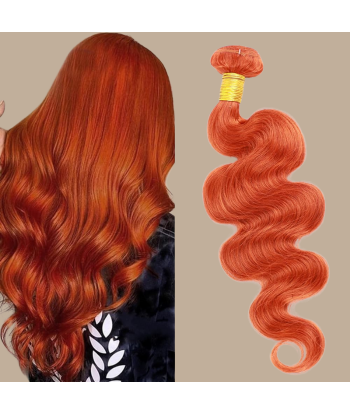 Tissage Cheveux Vierge Ihmisen hiukset Body Wave 7A Inkivääri 350 100 Gr 100 Gr en stock