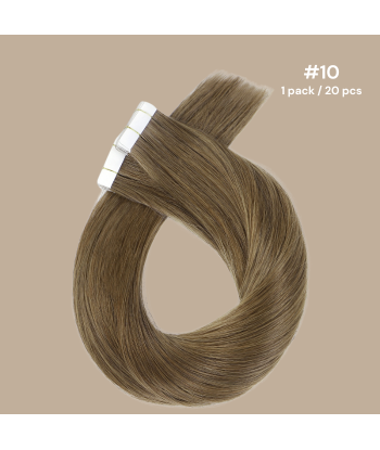 Extensions adesive / tapes lisce Premium Capelli russi 10 2 - 3 jours ouvrés.