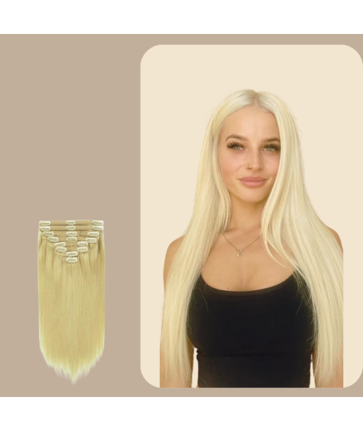 Rak Blond Platinum Clip-In Extensions Kit Faites des économies