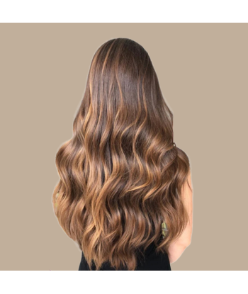 Straight Blonde Medium Brown Clip-In Extensions Kit 120 gr pour bénéficier 