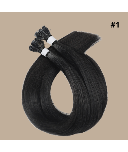 100 Keratin Extensions Rett Premium med Flat Tupp 1 Profitez des Offres !