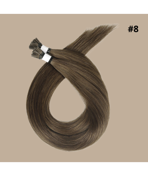 50 Keratin Extensions Rett Premium med I-spiss 8 sur le site 