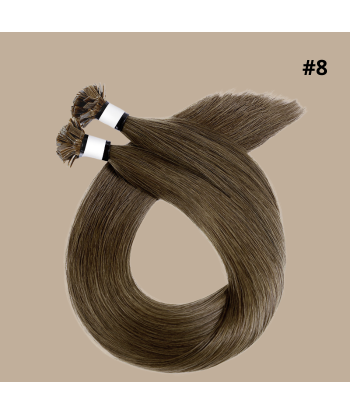 100 Premium Keratin Extensions med Flat Tip 2 - 3 jours ouvrés.