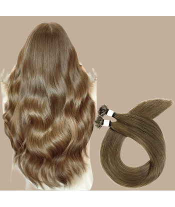 100 Premium Keratin Extensions med Flat Tip 2 - 3 jours ouvrés.