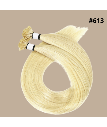 100 Premium Keratin Extensions med Flat Tip 2 - 3 jours ouvrés.