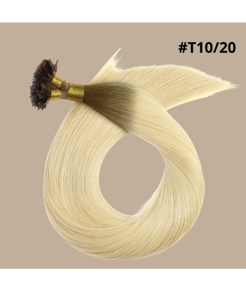 100 Premium Keratin Extensions med Flat Tip 2 - 3 jours ouvrés.