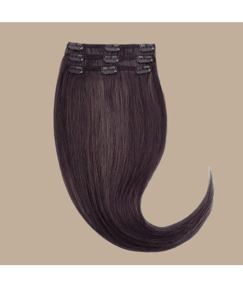 Brun Stiff Clip Extensions en linge