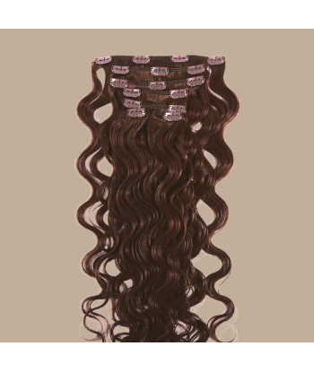 Chocolate Wavy Clip Extensions en ligne