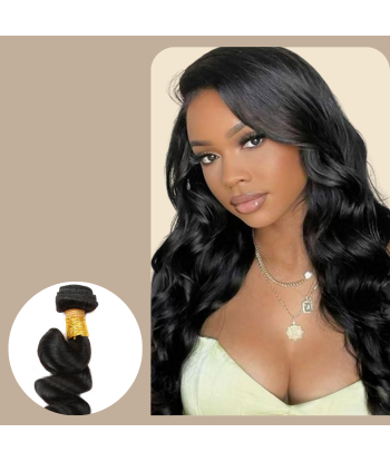 Virgin Human Hair Loose Wave 7A Mörkbrun 1B 100 Gr vous aussi creer 