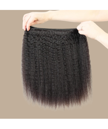 Vävning Virgin Human Hair Yaki Straight 7A Mörkbrun 1B 100 Gr livraison gratuite