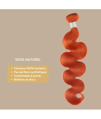 Tissage Cheveux Vierge Human Hair Body Wave 7A Ginger 350  100 Gr de l' environnement