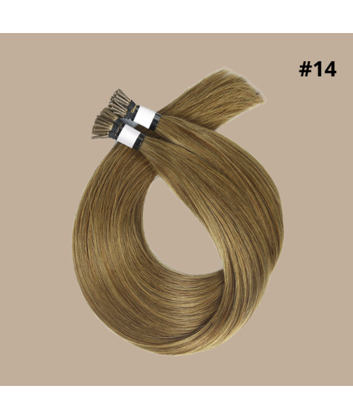 50 Premium Keratin Extensions Rak med I-Spets 14 Profitez des Offres !