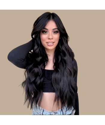 Extensiones Wave Clip Negro hantent personnes