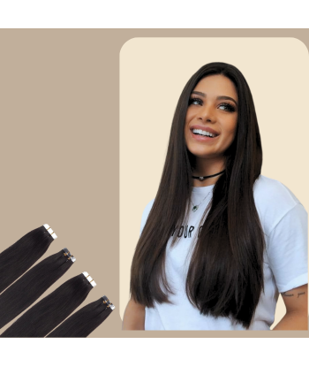 Extensiones adhesivas rígidas marrón oscuro Véritable concentré