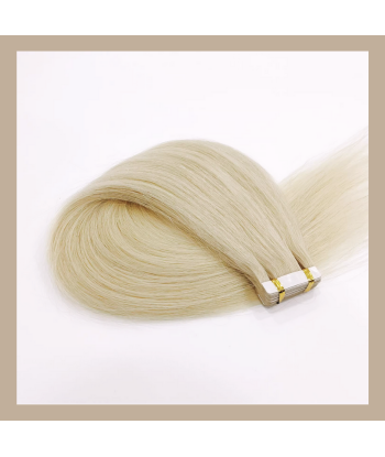 Extensiones adhesivas / Cintas rectas Blond Platinum vous aussi creer 