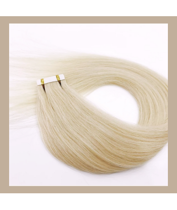 Extensiones adhesivas / Cintas rectas Blond Platinum vous aussi creer 