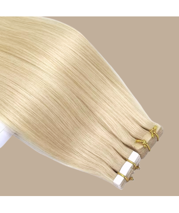 Extensiones adhesivas / Cintas rectas Blond Platinum vous aussi creer 