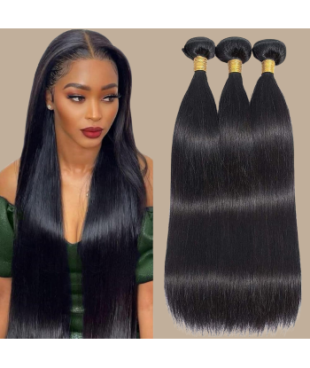 Vävning Virgin Human Hair Straight 7A Dark Brown 1B 100 Gr 50-70% off 