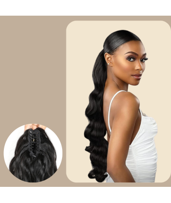 Coleta Castaño Oscuro Natural Clip Cabello Remy Body Wave livraison et retour toujours gratuits