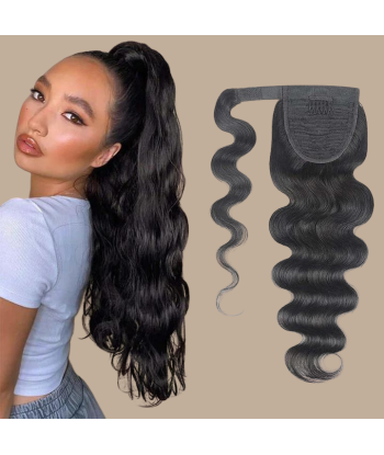 Coleta Castaño Oscuro Cinta Mágica Remy Hair Body Wave 2023