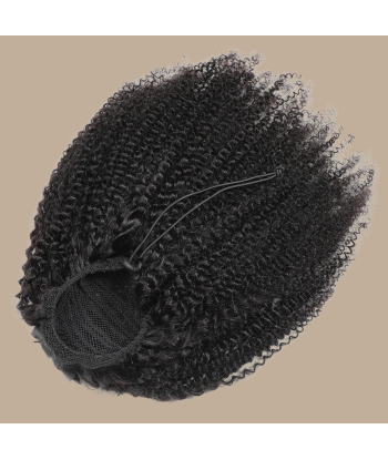 Coleta Pelo Remy A Cordon Marron Oscuro Afro Rizado JUSQU'A -70%! 