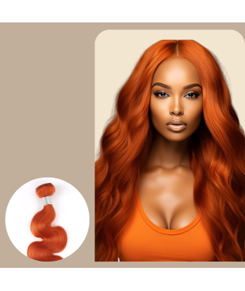 Tissage Cheveux Vierge Cabello Humano Body Wave 7A Ginger 350 100 Gr Paris Déstockage Promo