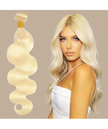 Tissage Vierge Cabello Humano Body Wave 7A Rubio Platine 613 100 Gr Dans la société mordern