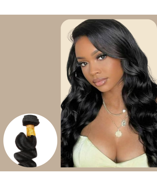 Haarglättung Jungfräuliches Haar Human Hair Loose Wave 7A Dunkelbraun 1B 100 Gr Venez découvrir notre 