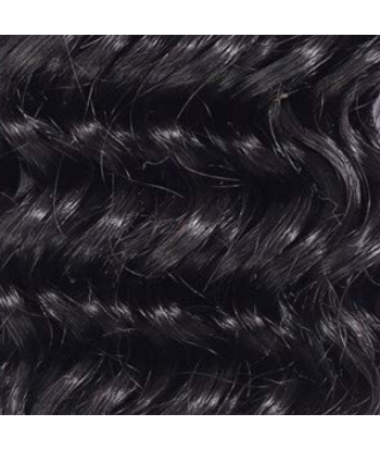 Haarglättung Jungfräuliches Haar Human Hair Deep Wave 7A Dunkelbraun 1B 100 Gr Paris Déstockage Promo