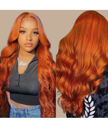 Weben Jungfräuliches Haar Human Hair Body Wave 7A Ginger 350 100 Gr de l' environnement