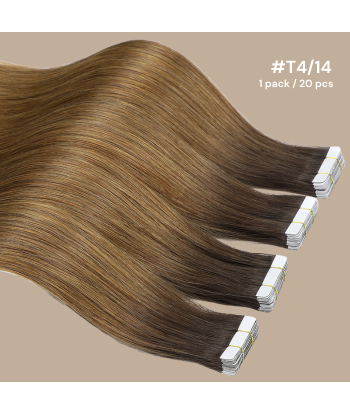 Premium Russian Hair Tape-Extensions / Klebebänder steif T4/14 sélection de produits