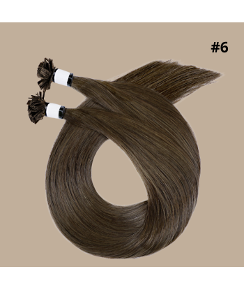 100 Keratin Extensions Glatt Premium mit flacher Spitze en stock