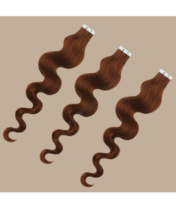 Extensiones adhesivas onduladas de chocolate ou a consommer sur place