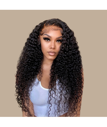 Kit de extensiones con clip Deep Wave Black 120g pas cher