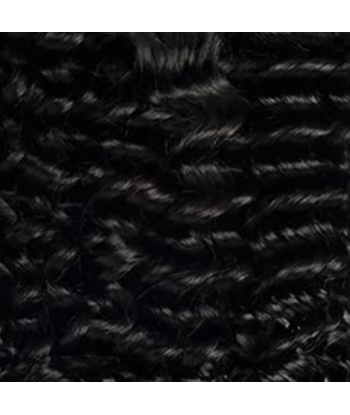 Kit de extensiones con clip Deep Wave Black 120g pas cher