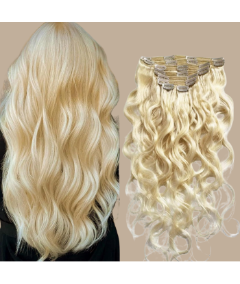 Kit de Extensiones Body Wave Rubio Platino 120 gr le concept de la Pate a emporter 