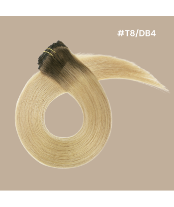 Extensión a Clips Premium Russian Hair T8/DB4 destockage