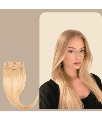 Glatte Clip-Extensions Blond Voir les baskets