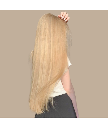 Extensions Clips Raides Blond rembourrage situé sous