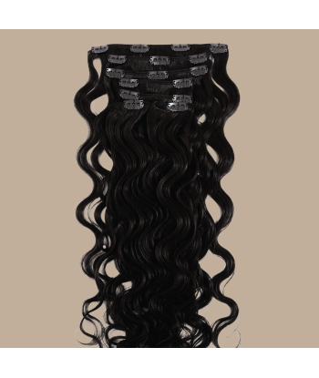 Extensions Clips Ondulées Noir de la marque