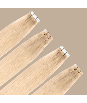 Extensions Adhésives Raides Blond Platine Livraison rapide