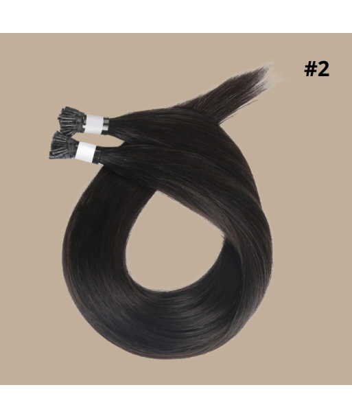 50 Premium Keratin Extensions Rett med I-spiss 2 2024