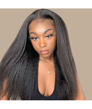 Extension à Clips Kinky Straight Noir Mono Bande Maxi Volume pas chere