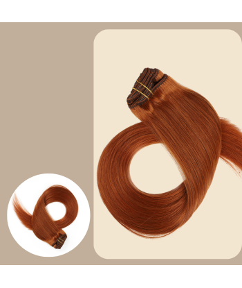 Extension à Clips Premium Russian Hair Copper paiement sécurisé