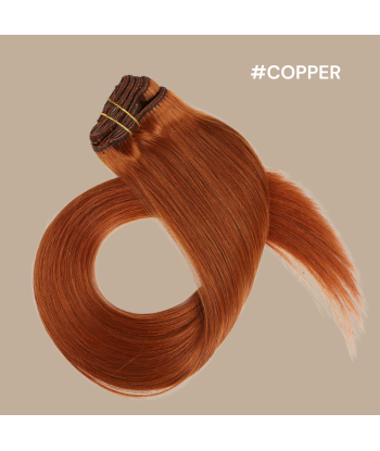 Extension à Clips Premium Russian Hair Copper paiement sécurisé