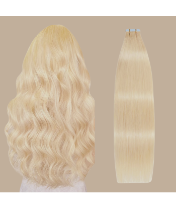 Extensões Adesivas / fitas lisas Cabelo Russo Premium 24 Fin de série