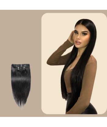 Stijve Clip Extensions Zwart soldes