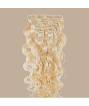 Golvend Platina Blond Clip-In Extensions le concept de la Pate a emporter 