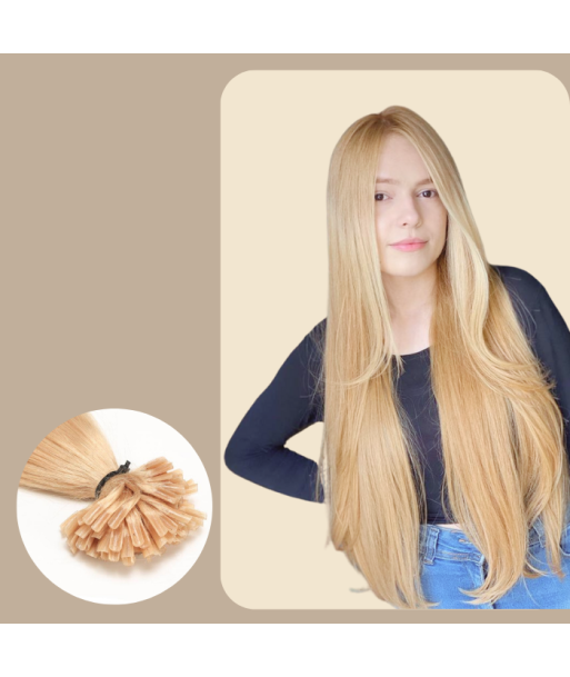 100 steile keratine -extensies blond 50-70% off 