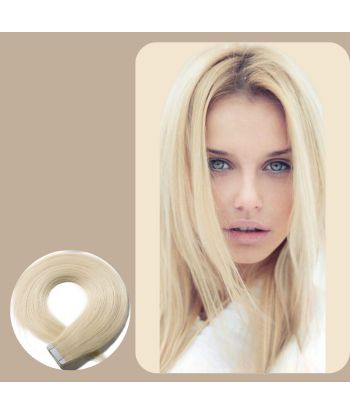 Zelfklevende extensions / Blond Platinum straight tapes votre restaurant rapide dans 